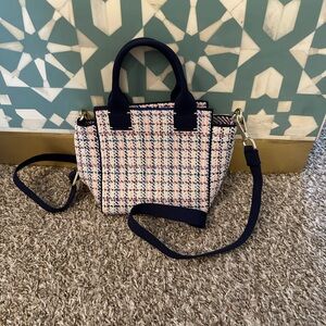 Rothy’s mini tweed handbag